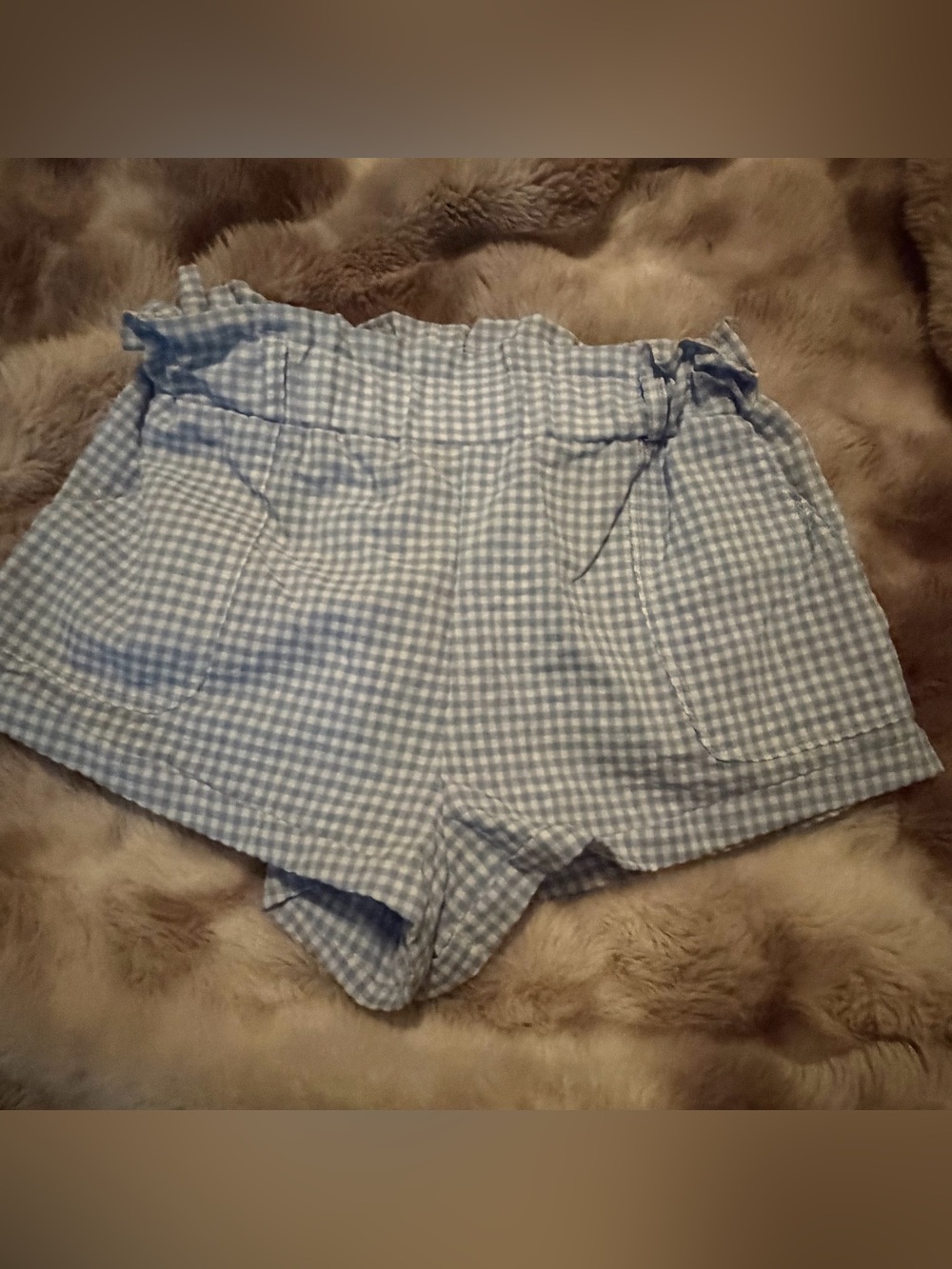 Dizzy Lizzy Gingham Paperbag Shorts